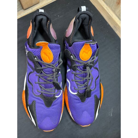 Puma RS-X T3CH Rize Glow In The Dark Sneakers Size 9.5 Purple & Orange